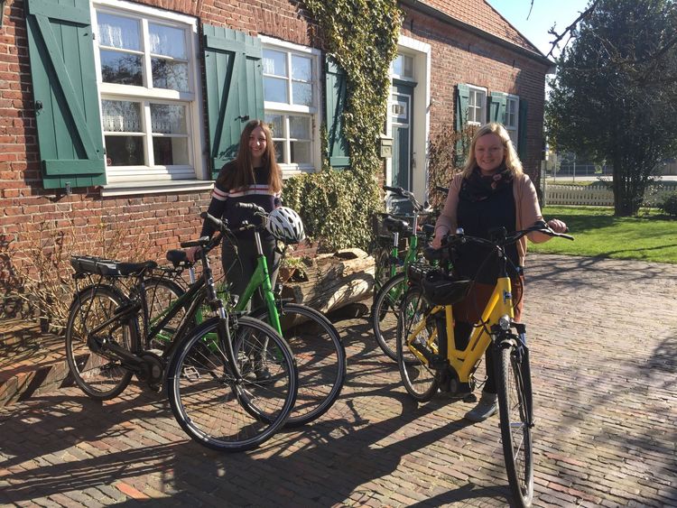 Fahrradverleih in der Tourist-Information Friedeburg
