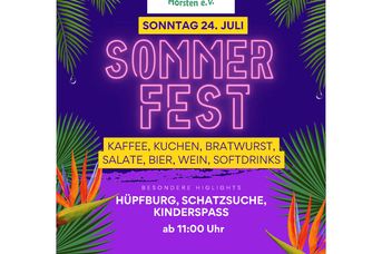 Sommerfest Horsten